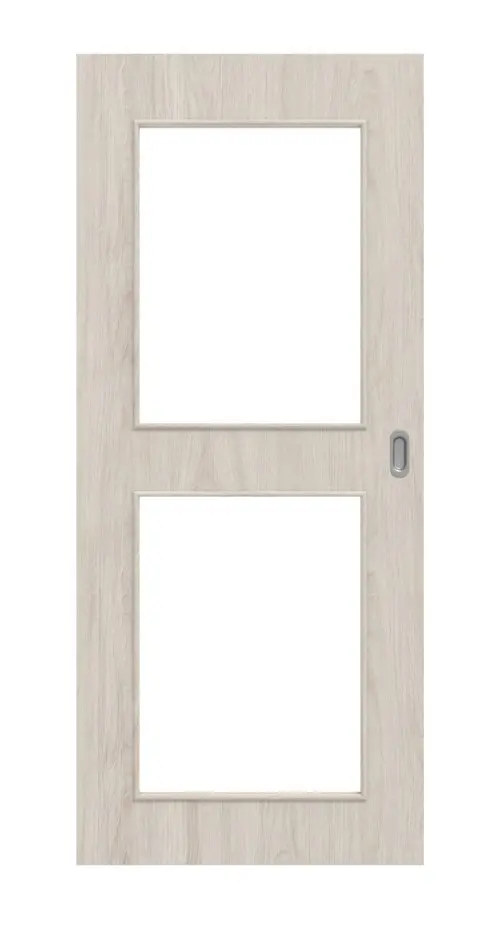 Widok frontowy dąb lazura LA 12 Basic Durat drzwi przesuwne - Huga