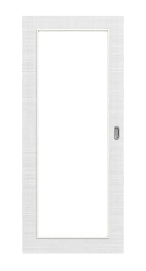 Widok frontowy drzwi przesuwnych biel bawełniana LA 27 Basic - Huga