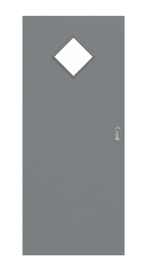 Widok frontowy drzwi przesuwne ultramatowy Hygge szary LA 6 Raute Basic - Huga