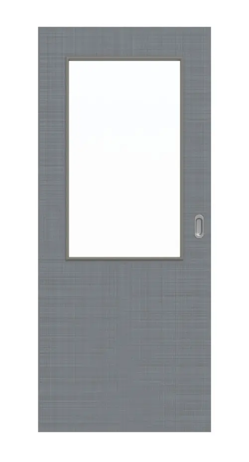 Widok frontowy – drzwi przesuwne Cotton like Hygge szary LA 7 Basic - Huga