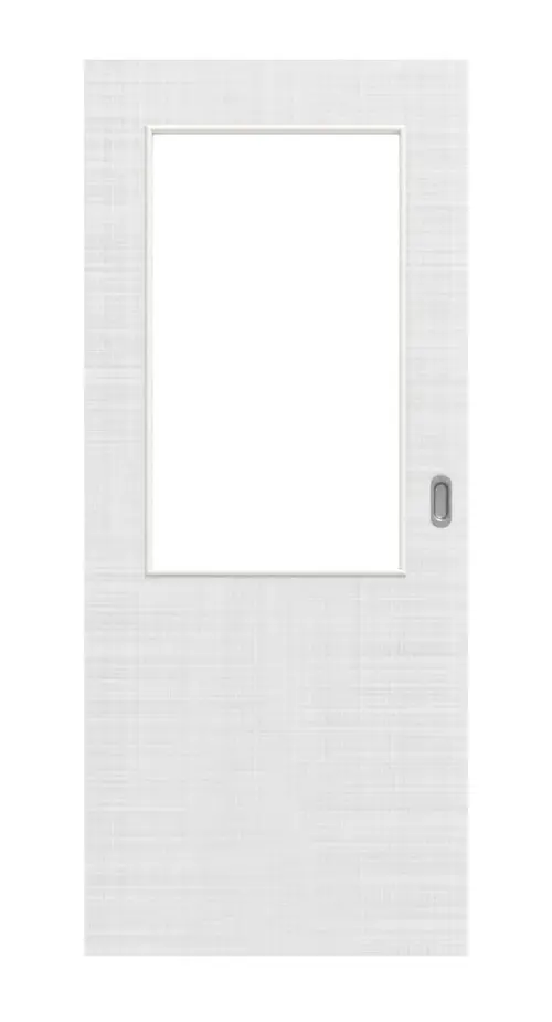 Widok frontowy drzwi przesuwne biel bawełniana LA 7 Basic - Huga