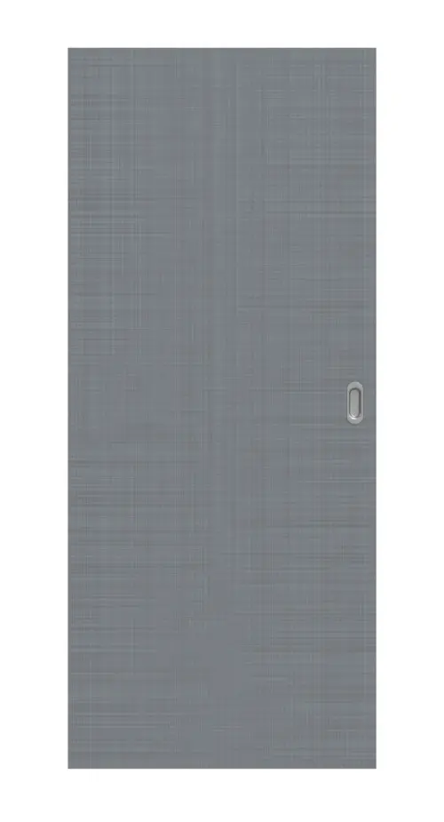 Widok frontowy drzwi przesuwnych Cotton like Hygge szary Basic - Huga