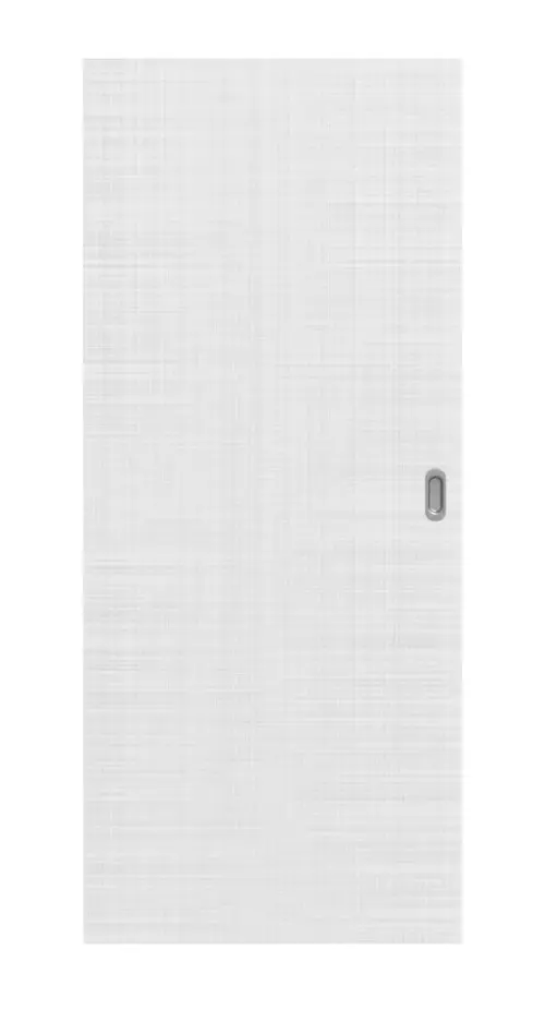 Widok frontowy drzwi przesuwnych biel bawełniana Basic - Huga