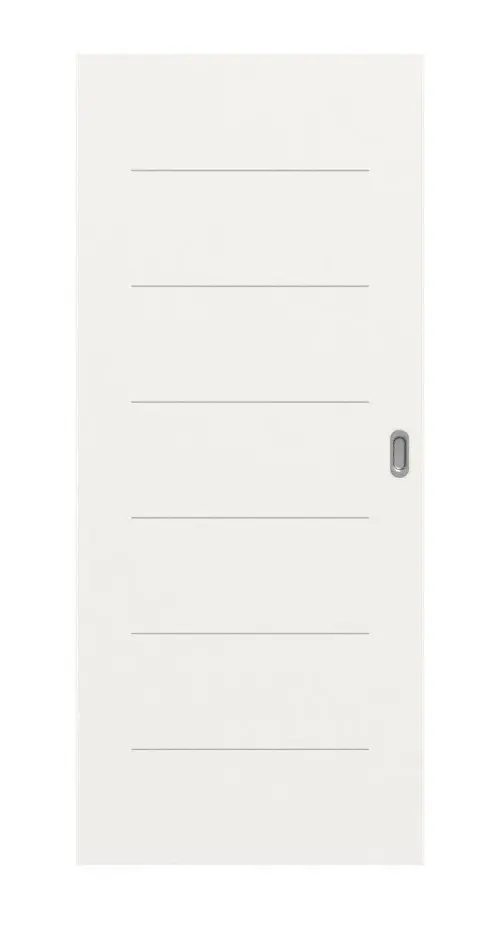 Widok frontowy marki Signum 11 Basic lakier biały beskidzki RAL 9016 drzwi przesuwne - Huga