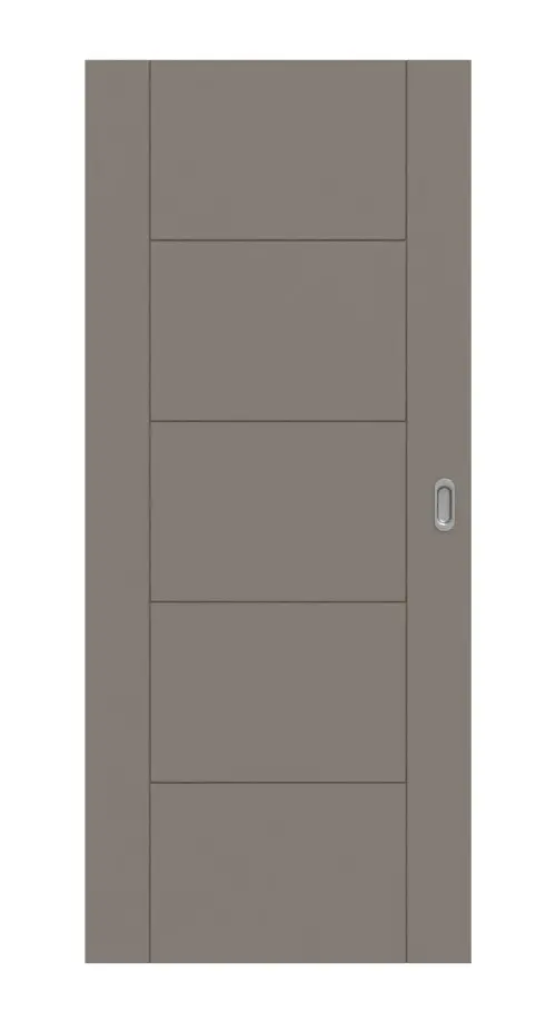 HÖRMANN Drzwi przesuwne Groove 13, lakier taupe RAL 7048, DesignLine