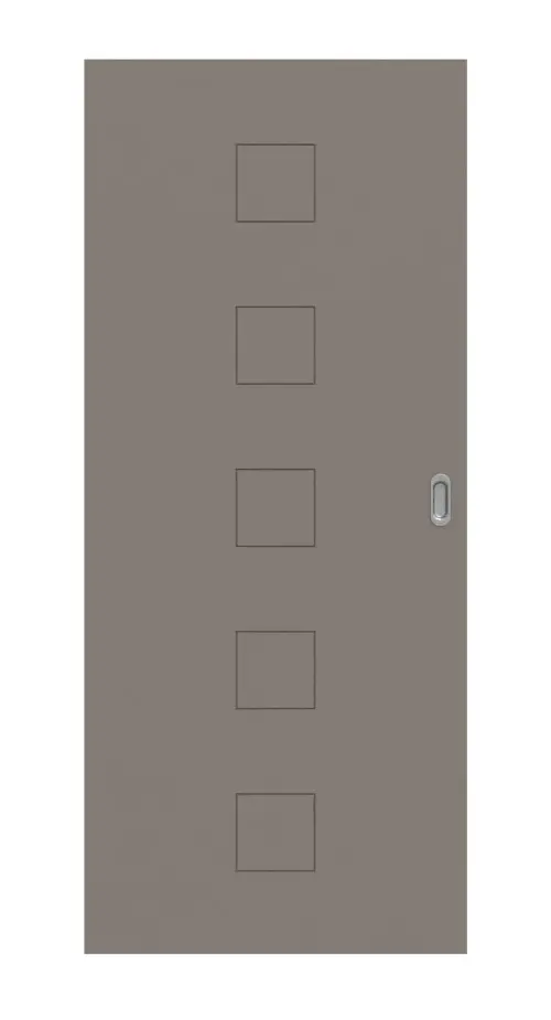 HÖRMANN Drzwi przesuwne Groove 19, lakier taupe RAL 7048, DesignLine