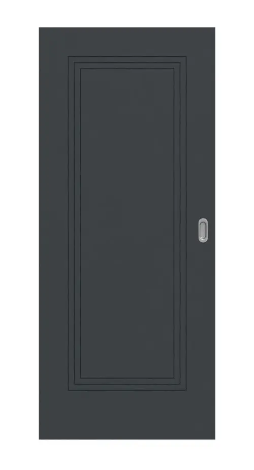 HÖRMANN drzwi przesuwne Groove 21 antracytowy szary RAL 7016 lakier DesignLine