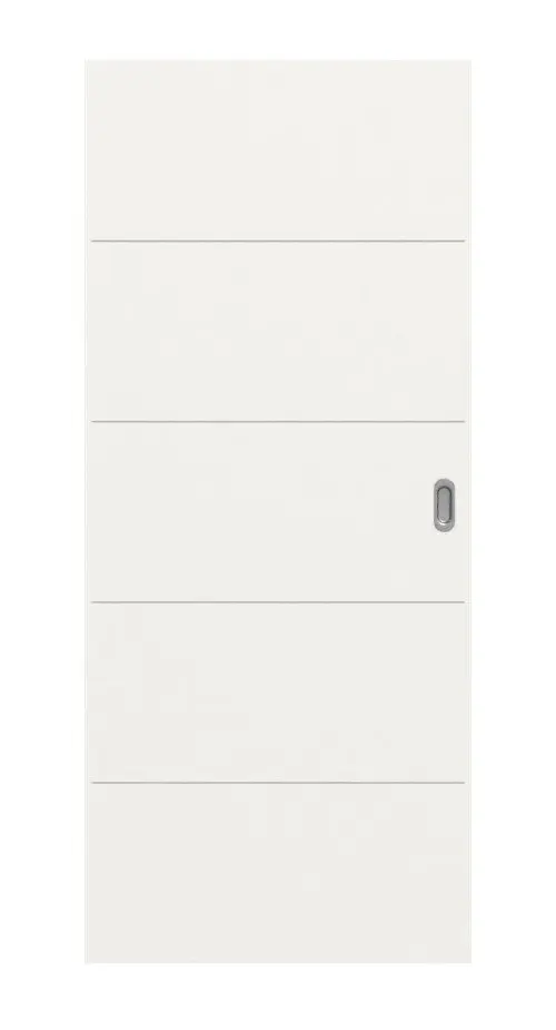 HÖRMANN drzwi przesuwne Groove 27 biały lakier DesignLine