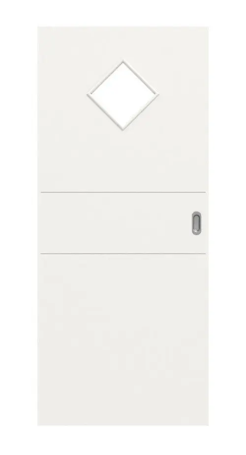 HÖRMANN drzwi przesuwne Groove 29 biały lakier DesignLine z przeszkleniem LA 6