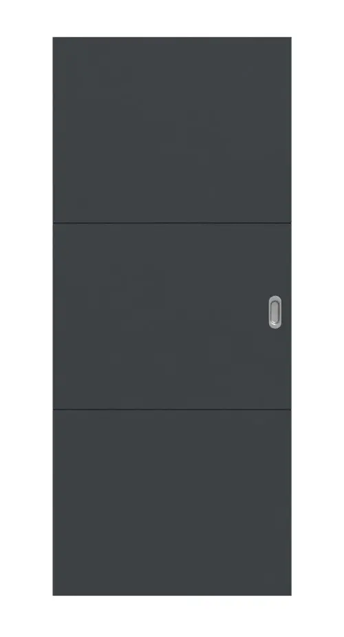 HÖRMANN Drzwi przesuwne Groove 31 antracytowe szare lakier DesignLine