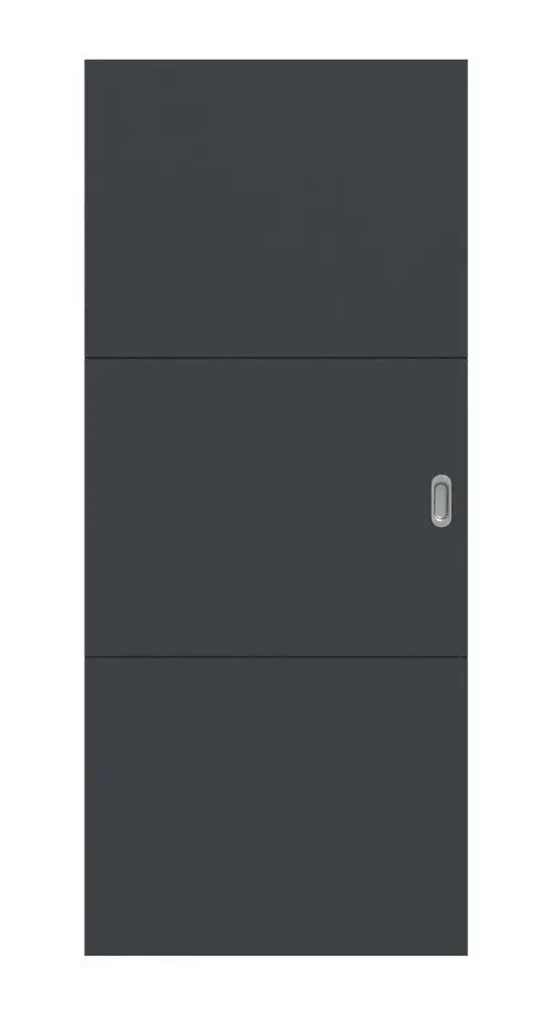 Widok frontowy Signum 31 Basic lakier antracyt RAL 7016 drzwi przesuwne - Huga