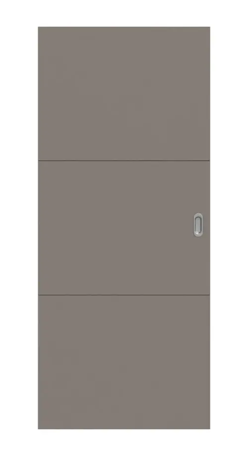HÖRMANN drzwi przesuwne Groove 31 taupe RAL 7048 lakier DesignLine