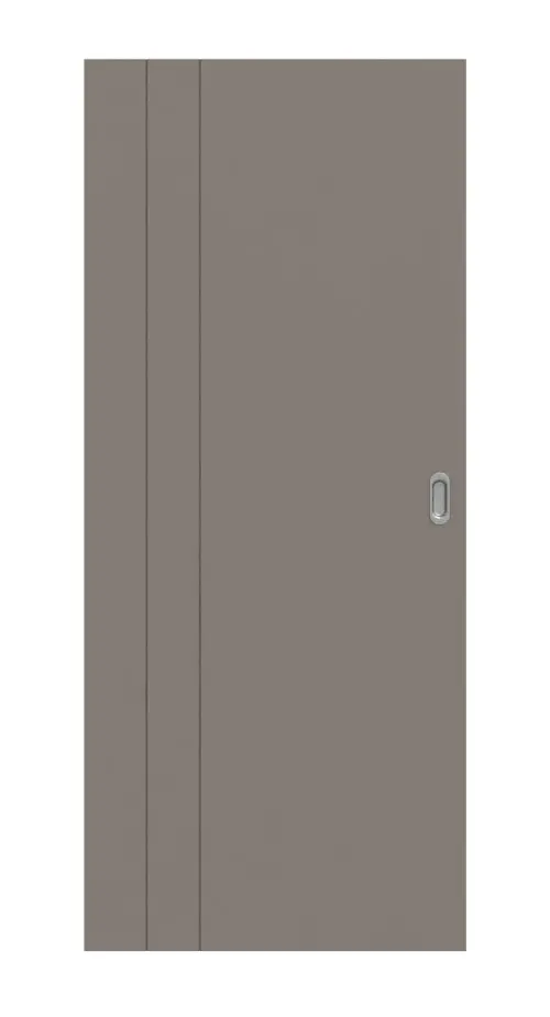 HÖRMANN drzwi przesuwne Groove 39 taupe RAL 7048 lakier DesignLine