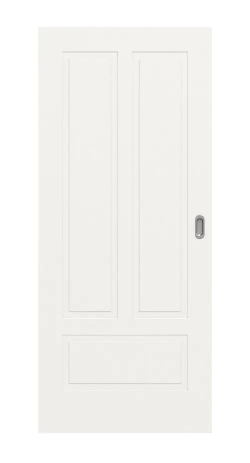 Widok frontowy Lacuna 5 klasyczny biały lakier drzwi przesuwne - Huga