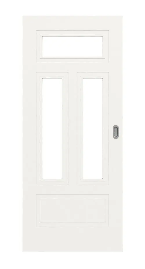 Widok frontowy Montana 6 LA 2 ClassicLine biały lakier drzwi przesuwne - Hörmann