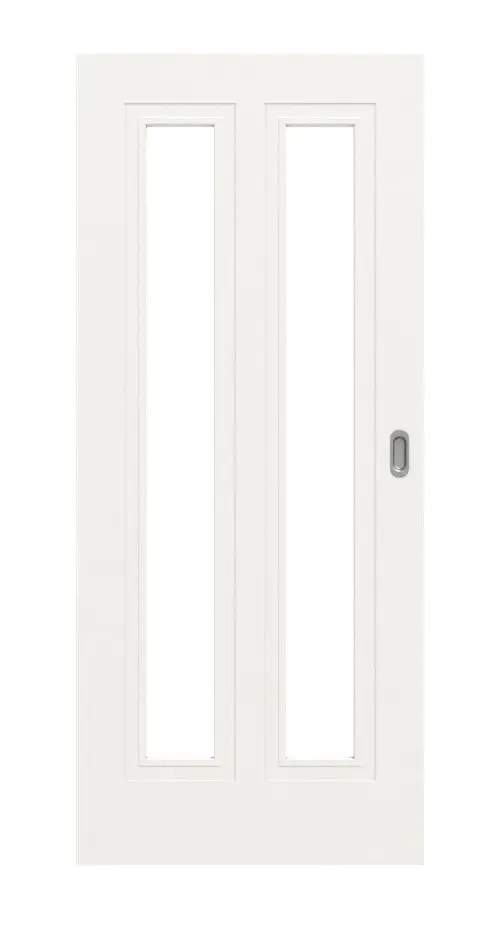 Widok frontowy Montana 8 LA ClassicLine biały lakier drzwi przesuwne - Hörmann