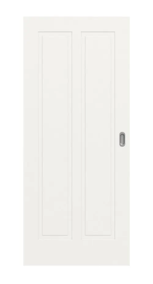 Widok frontowy Montana 8 ClassicLine biały lakier drzwi przesuwne - Hörmann