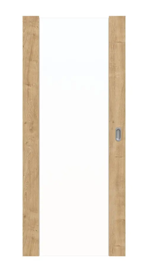 Widok frontowy drzwi przesuwnych Sueno 1 Basic Durat dąb sękaty - Huga