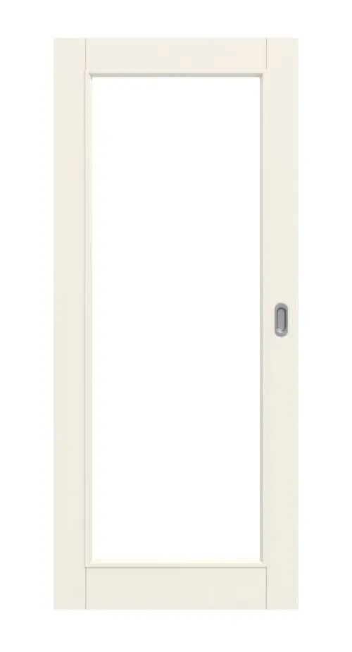 KILSGAARD drzwi przesuwne Typ 20-01 białe lakierowane z przeszkleniem