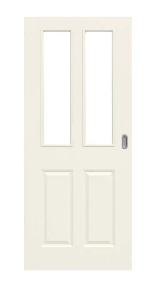 KILSGAARD drzwi przesuwne Typ 20-04 białe lakierowane z przeszkleniem LA 2