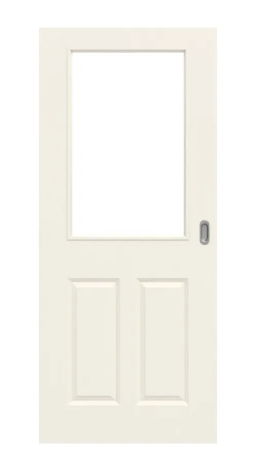 KILSGAARD drzwi przesuwne typ 20-04 białe lakierowane z przeszkleniem