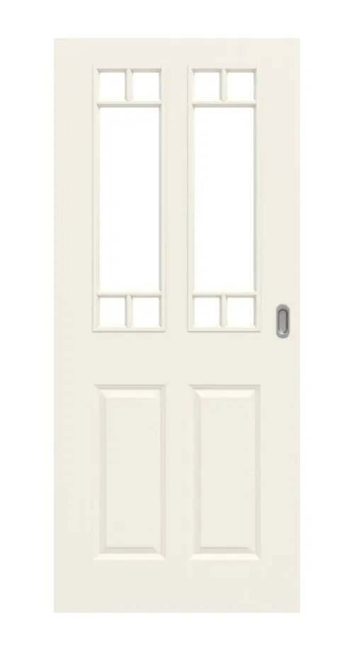 KILSGAARD drzwi przesuwne Typ 20-04 białe lakierowane z ramą szprosową SF-5-2