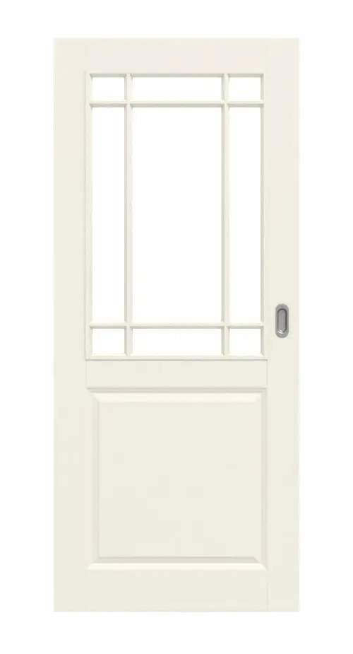 KILSGAARD drzwi przesuwne Typ 20 białe lakierowane z ramą szprosową SF-9