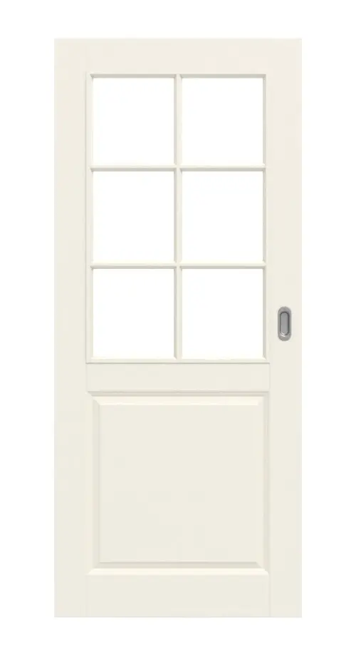 KILSGAARD drzwi przesuwne Typ 20 biały lakier ze szprosem SP-6