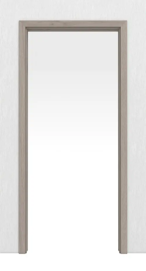 Widok frontowy systemu drzwi przesuwnych chowanych w ścianę firmy WESTAG Sala dąb Ei 443 PortaLit CPL