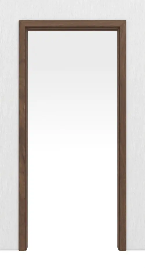 Widok frontowy marki WESTAG system drzwi przesuwnych chowany w ścianę orzech włoski Trentino NU 717 PortaLit CPL