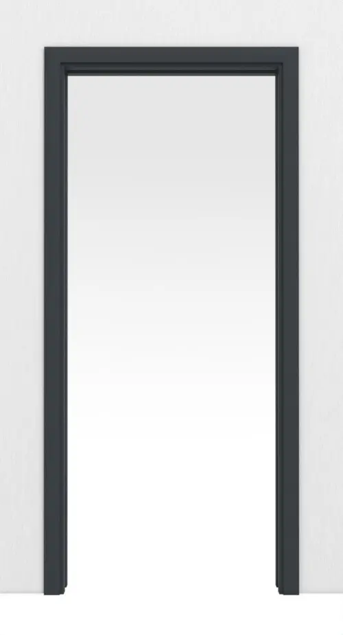 LEBO system drzwi przesuwnych chowany w ścianę ultramatowy antracyt podobny do RAL 7016 Versio