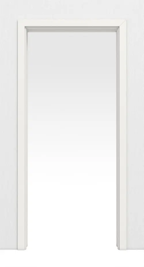 Zdjęcie – biały lakier 9016, lakierowany system drzwi przesuwnych chowany w ścianę – Lebo