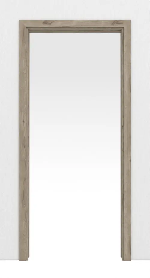 HÖRMANN system drzwi przesuwnych chowany w ścianę dąb nordycki Duradecor z ościeżnicą