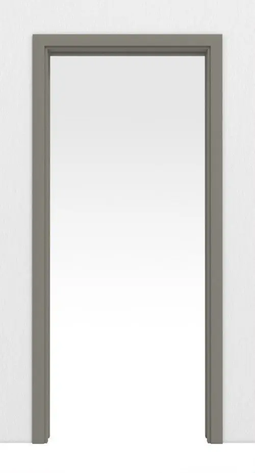 HÖRMANN System drzwi przesuwnych prowadzonych w ścianie ultramat w kolorze szary pył z ościeżnicą