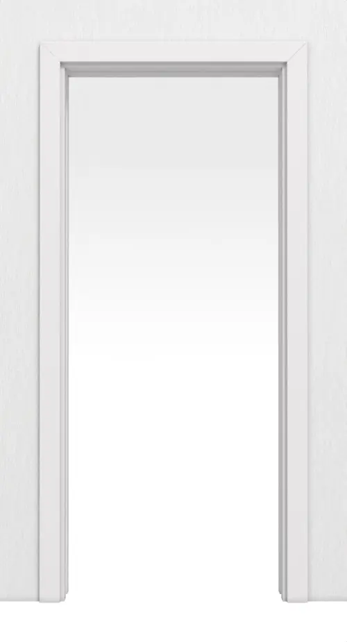 System drzwi przesuwnych JELD-WEN prowadzony w ścianie, szaro-biały, Optima DuriTop CPL