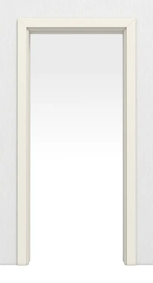 Zdjęcie systemu drzwi przesuwnych klasyczny chowanego w ścianę Duritop biały lakier Uni - Jeld-Wen