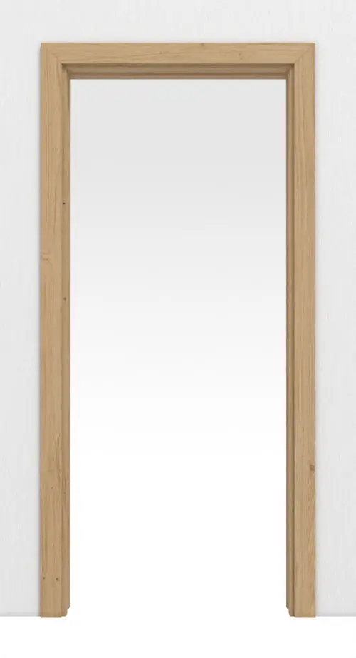 Zdjęcie 3 system drzwi przesuwnych klasyczny chowany w ścianę fornirowane drewnem naturalnym dąb europ. sękaty - Jeld-Wen