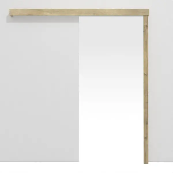 CLASSEN System drzwi przesuwnych CPL, dąb Hamilton, naścienny bez ościeżnicy