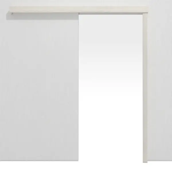 CLASSEN system drzwi przesuwnych jesion biały 3D Look bez ościeżnicy