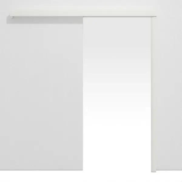 CLASSEN system drzwi przesuwnych biały lakier RAL 9003 naścienny bez ościeżnicy