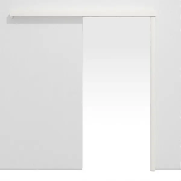 CLASSEN System drzwi przesuwnych, biały lakier RAL 9016, naścienny bez ościeżnicy