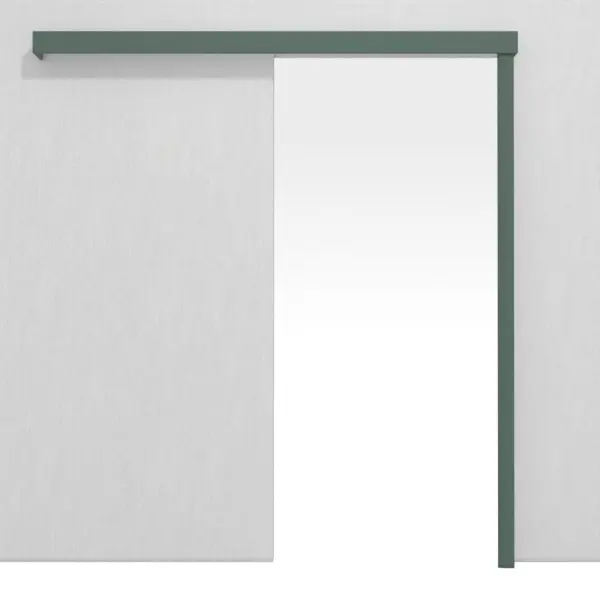 CLASSEN system drzwi przesuwnych naścienny zielony uni folia dekoracyjna bez ościeżnicy
