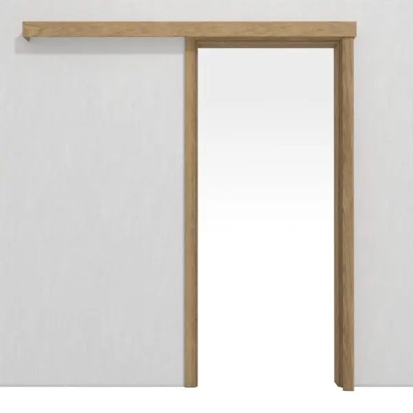 CLASSEN system drzwi przesuwnych naścienny orzesznik dąb CPL z ościeżnicą