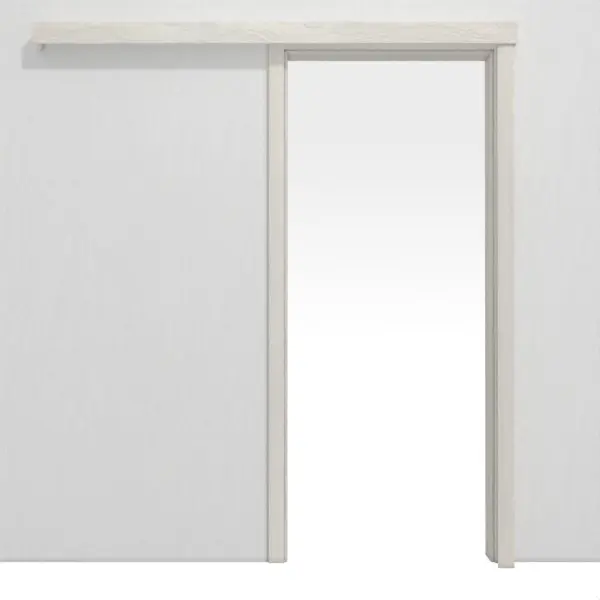 CLASSEN system drzwi przesuwnych jesion biały 3D Look z ościeżnicą