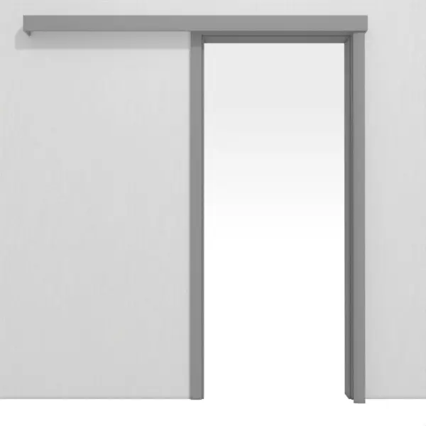 CLASSEN system drzwi przesuwnych szary RAL 7004 lakier z ościeżnicą