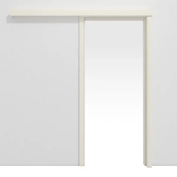 CLASSEN system drzwi przesuwnych RAL 9010 biały lakier naścienny z ościeżnicą