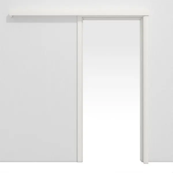 CLASSEN System drzwi przesuwnych, biały lakier RAL 9016, naścienny z ościeżnicą