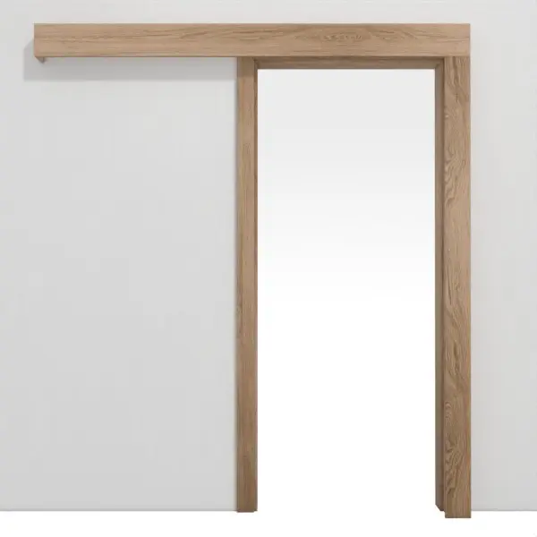 Zdjęcie naściennego systemu drzwi przesuwnych klasyczny, Duritop dąb wędzony - Jeld-Wen