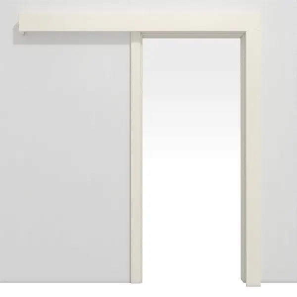 Zdjęcie systemu drzwi przesuwnych klasyczny naścienny Duritop biel uni - Jeld-Wen