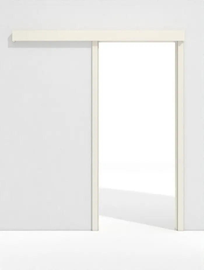 GARANT system drzwi przesuwnych naścienny biały lakier 9010